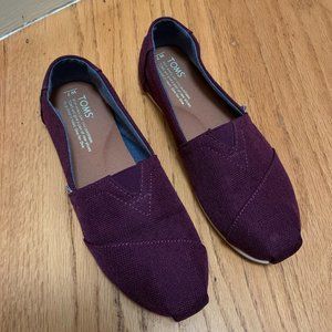 TOMS Alpargata - Black Cherry - Size 7